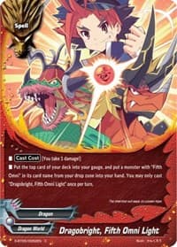 Dragobright, Fifth Omni Light - War of Dragods - Future Card BuddyFight card