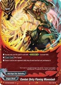 Combat Deity Flaming Waveslash - War of Dragods - Future Card BuddyFight card