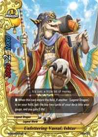 Unfettering Vassal, Ishtar - War of Dragods - Future Card BuddyFight card