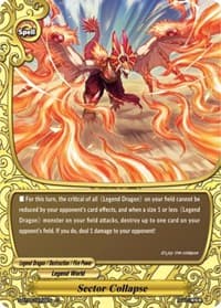 Sector Collapse - War of Dragods - Future Card BuddyFight card