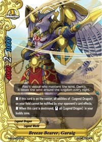 Breeze Bearer, Garaig - S-TD02: Legend of Double Horus - Future Card BuddyFight card