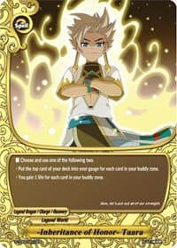 -Inheritance of Honor- Taara - S-TD02: Legend of Double Horus - Future Card BuddyFight card