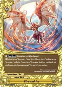 Fire and Ice - S-TD02: Legend of Double Horus - Future Card BuddyFight card