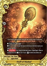 Staff of Mathaf - S-TD02: Legend of Double Horus - Future Card BuddyFight card