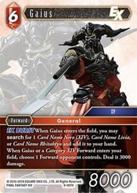 Gaius EX - Opus IX - Final Fantasy TCG card