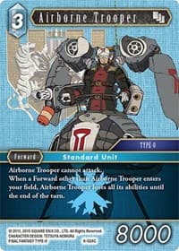 Airborne Trooper - Opus IX - Final Fantasy TCG card