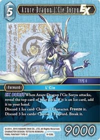 Azure Dragon l'Cie Soryu EX - Opus IX - Final Fantasy TCG card
