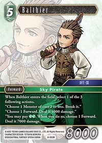Balthier - Opus IX - Final Fantasy TCG card