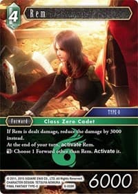 Rem (9-059R) - Opus IX - Final Fantasy TCG card
