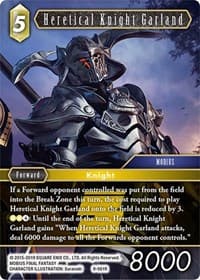 Heretical Knight Garland - Opus IX - Final Fantasy TCG card