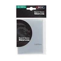 Anti-Glare Board Game Sleeves Mini (58mm x 89mm) - Clear (50-Pack) - BCW Card Sleeves - Card Sleeves card