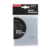 Anti-Glare Deck Guards Standard - Clear (50-Pack) - BCW Card Sleeves - Card Sleeves card