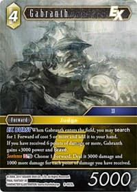 Gabranth EX - Opus IX - Final Fantasy TCG card