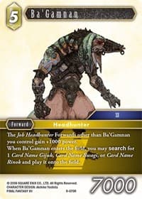 Ba'Gamnan - Opus IX - Final Fantasy TCG card