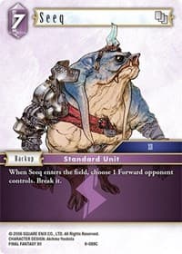 Seeq - Opus IX - Final Fantasy TCG card