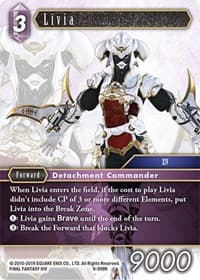 Livia - Opus IX - Final Fantasy TCG card