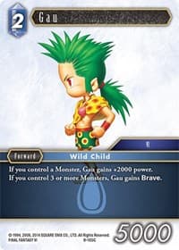 Gau - Opus IX - Final Fantasy TCG card