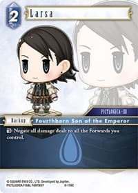 Larsa - Opus IX - Final Fantasy TCG card