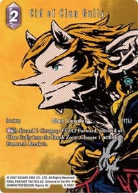 Cid of Clan Gully (Full Art) - Opus IX - Final Fantasy TCG card