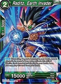 Raditz, Earth Invader - Assault of the Saiyans - Dragon Ball Super: Masters card