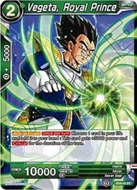 Vegeta, Royal Prince - Assault of the Saiyans - Dragon Ball Super: Masters card