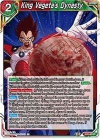 King Vegeta's Dynasty - Assault of the Saiyans - Dragon Ball Super: Masters card