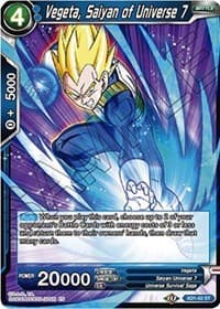 Vegeta, Saiyan of Universe 7 - Assault of the Saiyans - Dragon Ball Super: Masters card