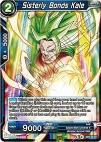 Sisterly Bonds Kale - Assault of the Saiyans - Dragon Ball Super: Masters card