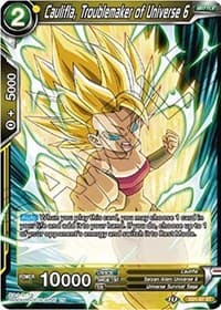 Caulifla, Troublemaker of Universe 6 - Assault of the Saiyans - Dragon Ball Super: Masters card