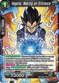 Vegeta, Making an Entrance - Assault of the Saiyans - Dragon Ball Super: Masters card