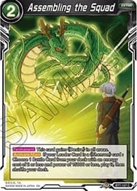 Assembling the Squad - Assault of the Saiyans - Dragon Ball Super: Masters card