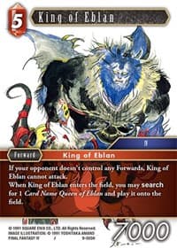 King of Eblan - Opus IX - Final Fantasy TCG card