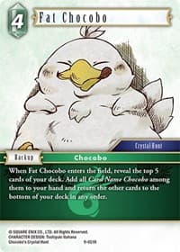 Fat Chocobo - Opus IX - Final Fantasy TCG card