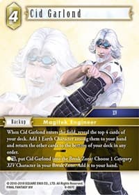 Cid Garlond - Opus IX - Final Fantasy TCG card