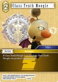 Class Tenth Moogle - Opus IX - Final Fantasy TCG card