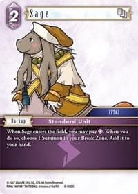 Sage - Opus IX - Final Fantasy TCG card
