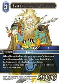 Banon - Opus IX - Final Fantasy TCG card