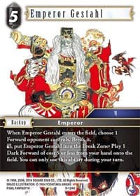 Emperor Gestahl - Opus IX - Final Fantasy TCG card