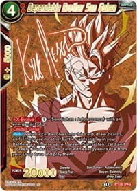 Dependable Brother Son Gohan (SPR Signature) - Assault of the Saiyans - Dragon Ball Super: Masters card
