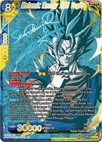 Meteoric Energy SSB Vegito (SPR Signature) - Assault of the Saiyans - Dragon Ball Super: Masters card