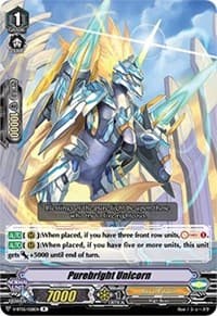 Purebright Unicorn - V-BT05: Aerial Steed Liberation - Cardfight Vanguard card