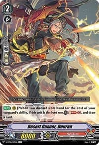 Desert Gunner, Douran - V-BT05: Aerial Steed Liberation - Cardfight Vanguard card