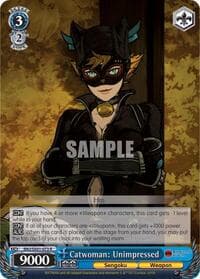 Catwoman: Unimpressed - Batman Ninja - Weiss Schwarz card