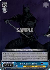 Bat Clan of Hida (A) - Batman Ninja - Weiss Schwarz card