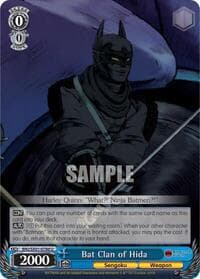 Bat Clan of Hida (D) - Batman Ninja - Weiss Schwarz card