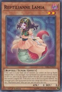 Reptilianne Lamia - Rising Rampage - YuGiOh card
