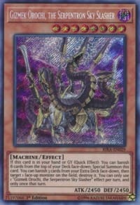 Gizmek Orochi, the Serpentron Sky Slasher - Rising Rampage - YuGiOh card