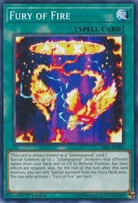 Fury of Fire - Rising Rampage - YuGiOh card