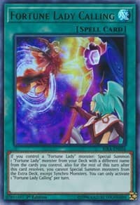 Fortune Lady Calling - Rising Rampage - YuGiOh card