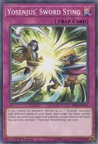 Yosenjus' Sword Sting - Rising Rampage - YuGiOh card